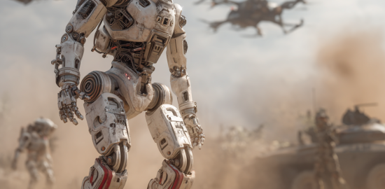 Yapay zeka destekli robotlar savaş alanında test ediliyor