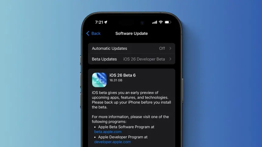 iOS 26 Beta 5 yeni özellikle geldi