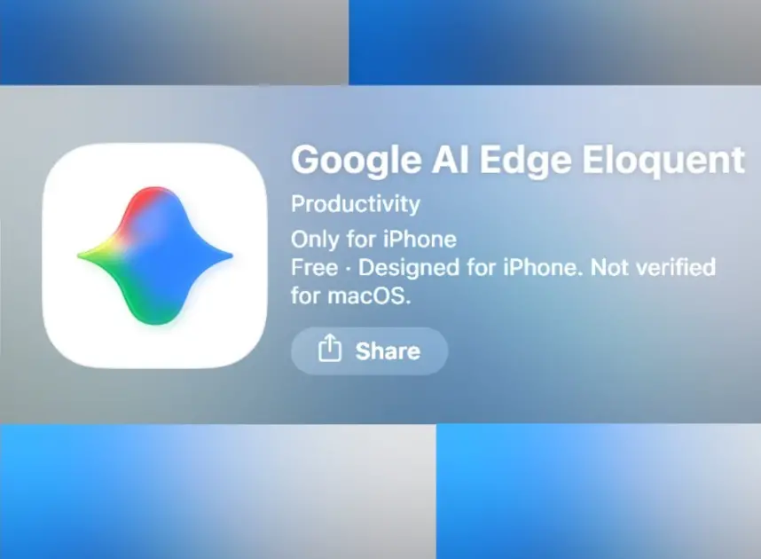 Google AI Edge Eloquent sadece iOS için yayınlandı