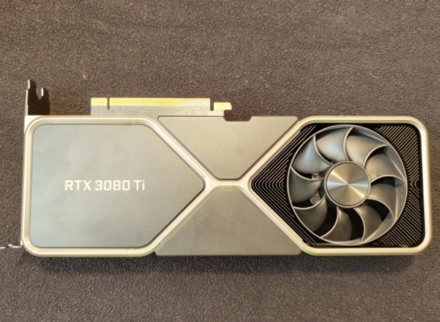 Hiç satılmayan RTX 3080 Ti test masasına düştü