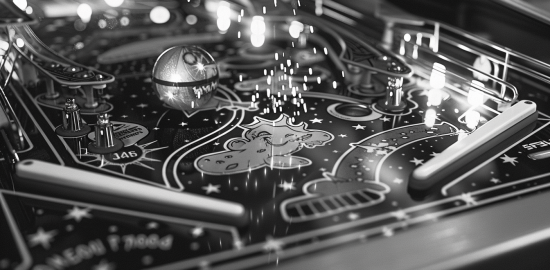 Playdate için stilize bir pinball deneyimi