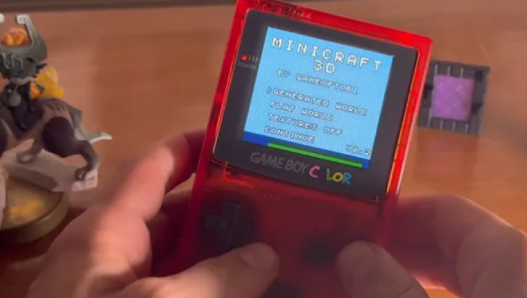 Minecraft, Game Boy ve Game Boy Color'da çalıştırıldı: Hayran yapımı proje teknoloji dünyasını şaşırttı