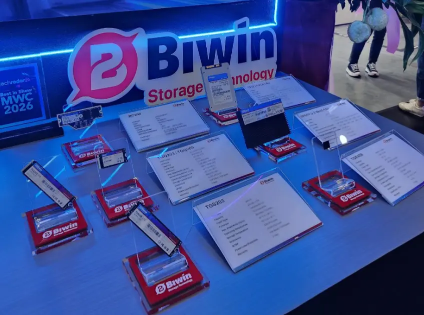 Biwin, Computex 2026'da yeni SSD ve DDR5 ürünleriyle vitrine çıktı