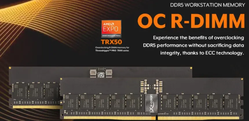 V-Color, Ryzen Threadripper 9000 için 1 TB DDR5 bellek ve 8200 MT/sn hız sunuyor