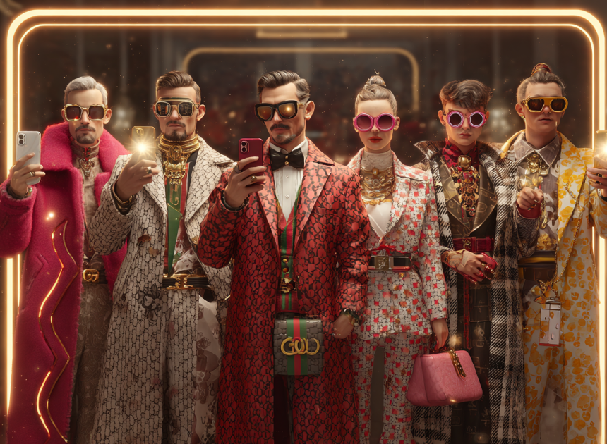 Gucci için yapay zeka destekli ilk Snapchat Lens kampanyası