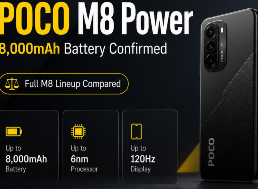 Poco M8 Power'ın Hindistan lansmanı için ilk ipucu geldi: Flipkart'ta satışa sunulacağı doğrulandı