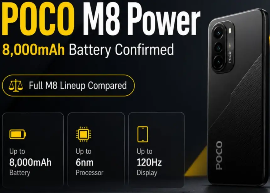 Poco M8 Power'ın Hindistan lansmanı için ilk ipucu geldi: Flipkart'ta satışa sunulacağı doğrulandı
