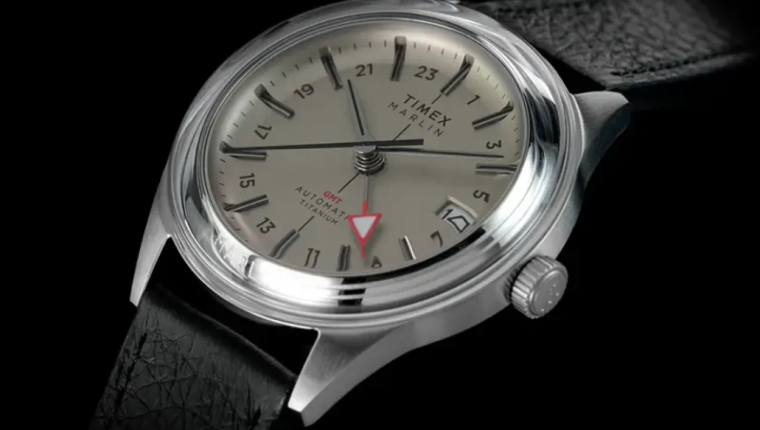 Timex, titanyum kasalı Marlin Jet Titanium Automatic GMT modelini tanıttı