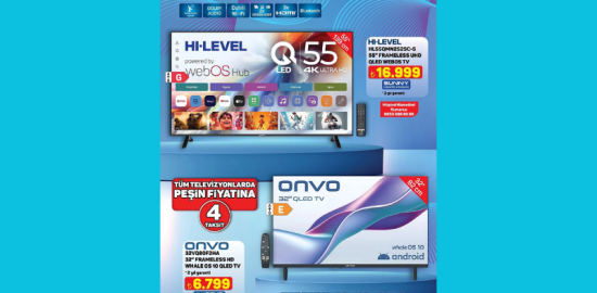 A101 marketler QLED televizyonlar satacak