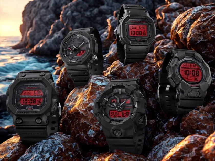 Casio G-Shock serisini siyah ve kırmızı dokunuşla yeniledi