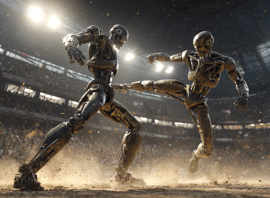 Çin dünyanın ilk insansı robot savaş ligini başlattı