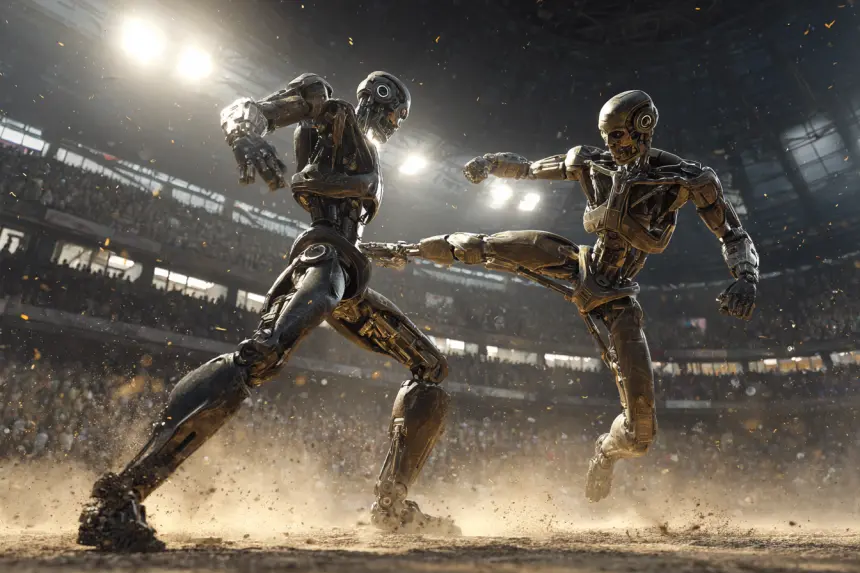 Çin dünyanın ilk insansı robot savaş ligini başlattı