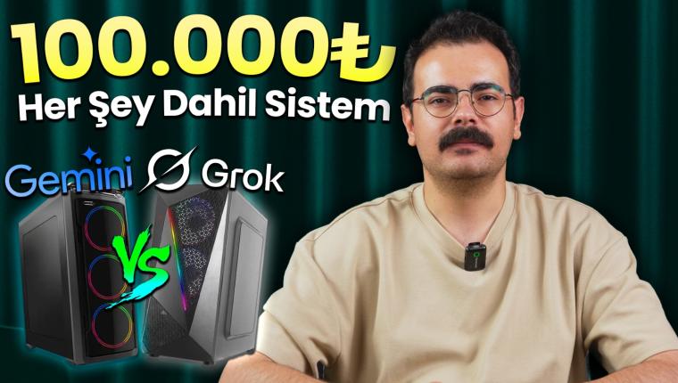 Yapay zekaya her şey dahil pc setup toplattık! 100.000₺ bütçe