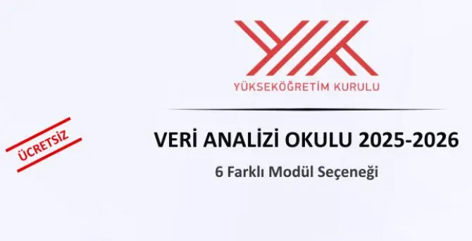 YÖK’ten büyük fırsat: ücretsiz veri analizi okulu eğitimi başlıyor