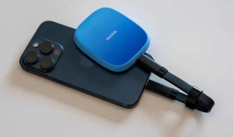 Sandisk Creator Phone ssd iPhone için harici depolama çözümü