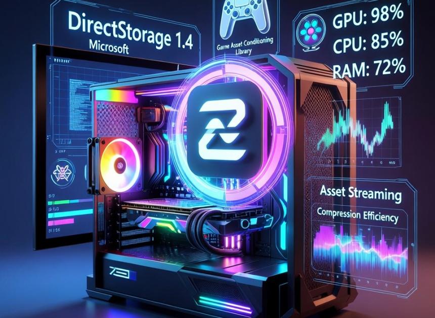 Microsoft DirectStorage 1.4 ile oyunlarda yükleme süreleri ve varlık akışı hız kazanıyor