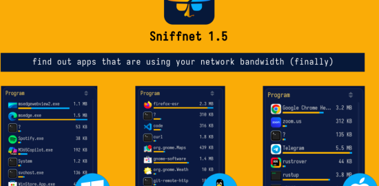 Sniffnet, bilgisayarımın arka planda düşündüğümden çok daha fazla sunucuyla konuştuğunu gösterdi