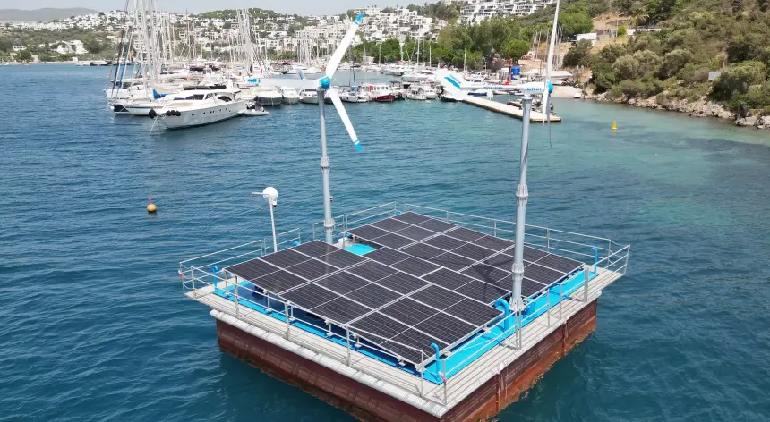 Bodrum’dan çığır açan hamle: Dünyada ilk kez deniz üstünde su arıtma