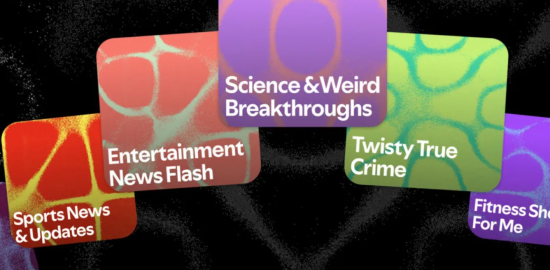 Spotify önerilen çalma listelerini podcast’lere genişletti