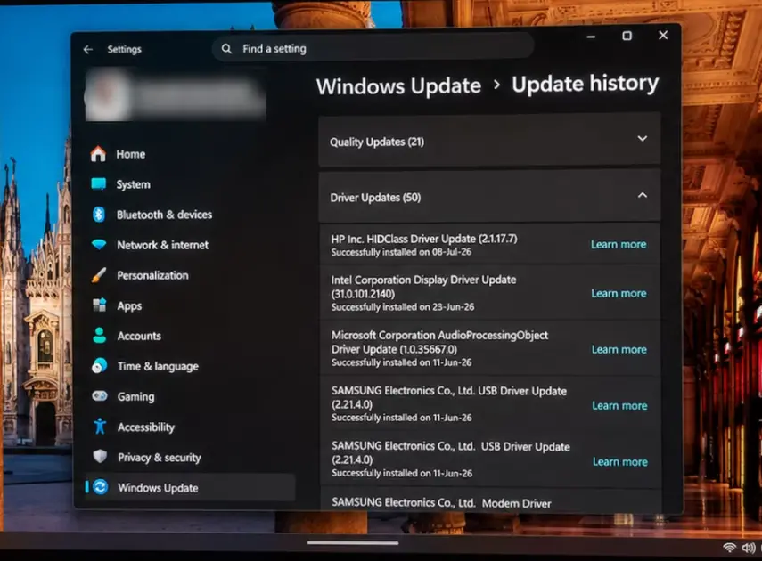 Windows güncellemeleri sonrası Wi-Fi yavaşlıyorsa çözüm sürücü güncellemelerinde olabilir