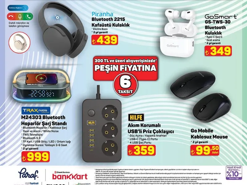 A101 marketlerde cep dostu kablosuz mouse ve USB’li priz çoklayıcı satışa çıkıyor