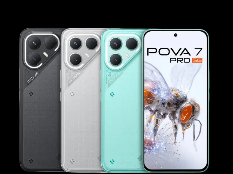 Tecno Pova 7 5G serisi Hindistan’da tanıtıldı