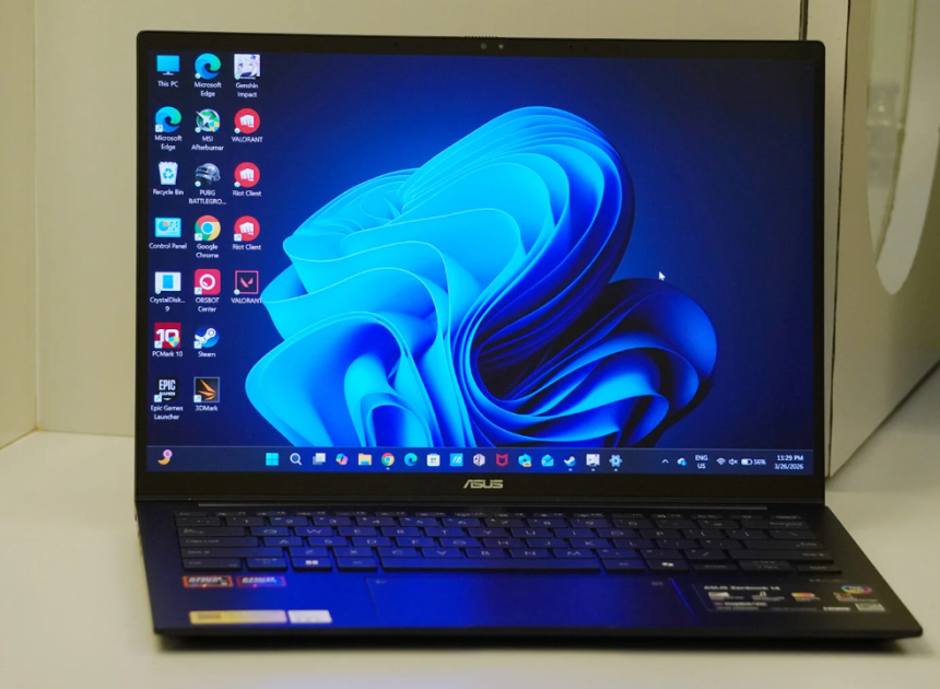 Asus Zenbook 14 OLED günlük kullanımda fazlasıyla yeterli