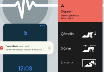 Android telefonlar deprem uyarısında hayati rol oynuyor