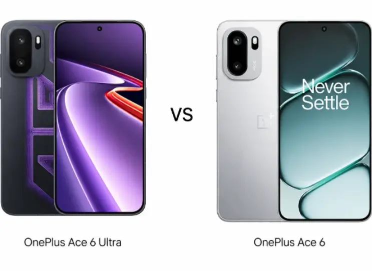 OnePlus Ace 6 Ultra ve Ace 6 karşı karşıya: fiyat farkı gerçekten haklı mı?