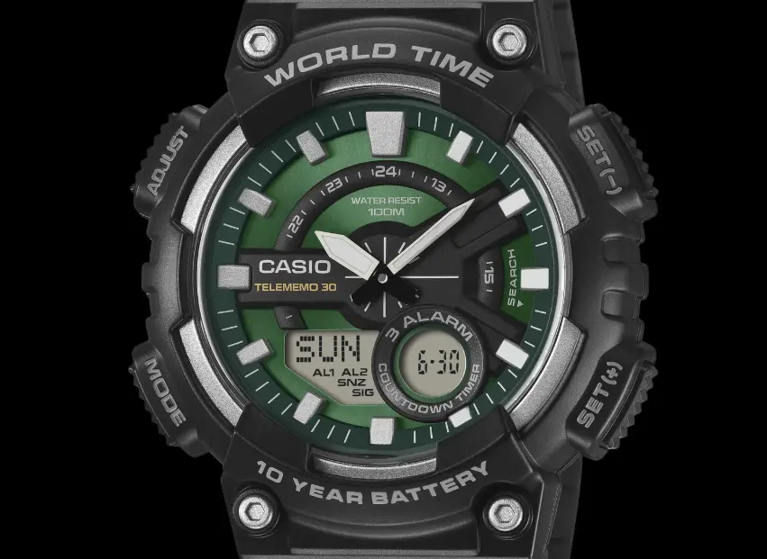 Casio yeşil kadranlı üç yeni modeliyle sahneye çıktı