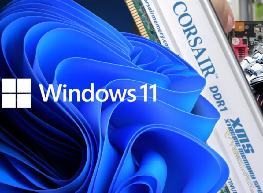 23 yıllık DDR1 platformunda Windows 11 çalıştırıldı, üstelik Crysis bile açıldı