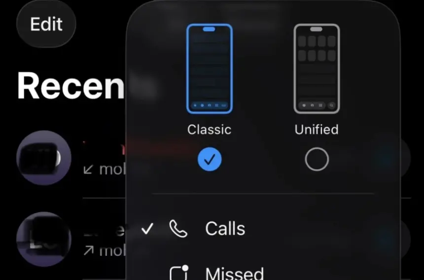 Apple'ın iOS 26'daki yeni Telefon uygulaması nasıl eski haline getirilir?