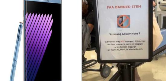ABD havaalanlarında Samsung Galaxy Note 7 korkusu bitmiyor