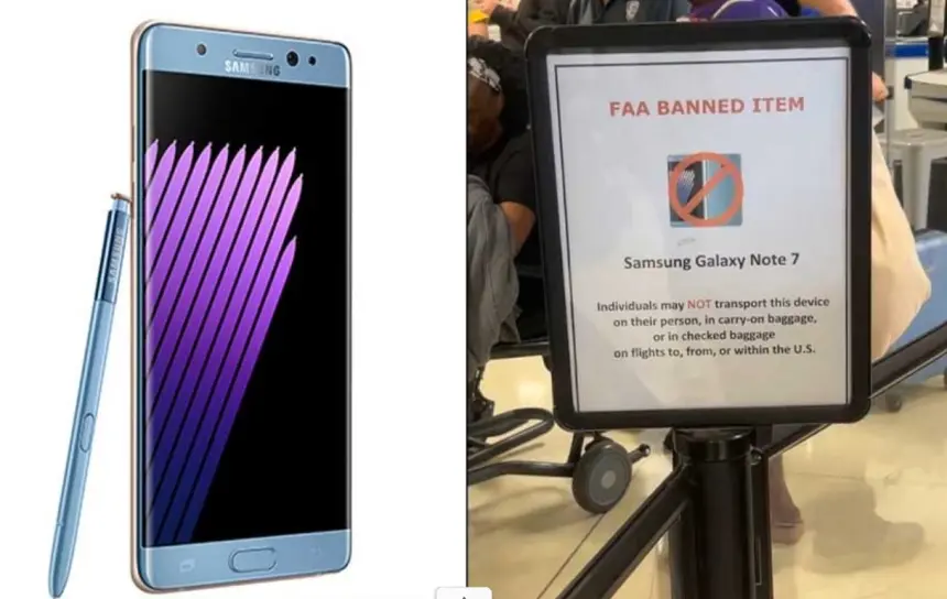 ABD havaalanlarında Samsung Galaxy Note 7 korkusu bitmiyor