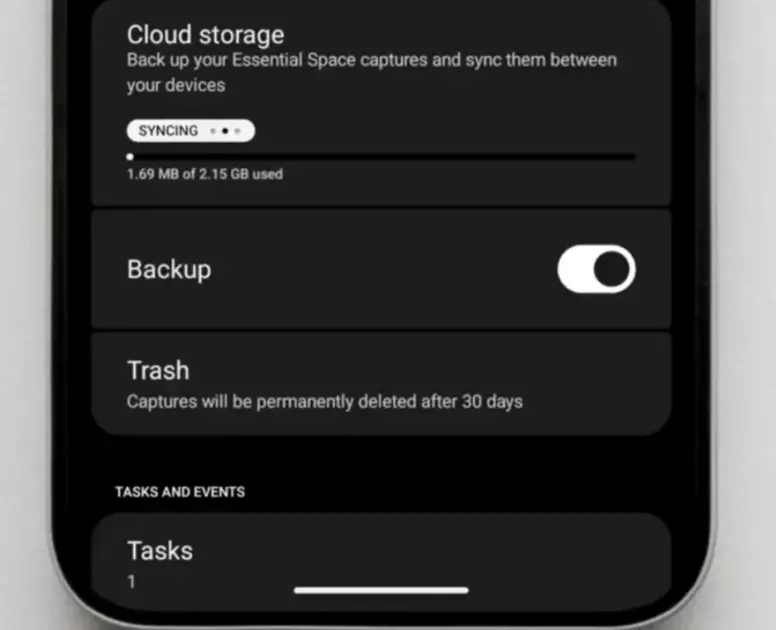 Essential Space artık cihazla sınırlı değil