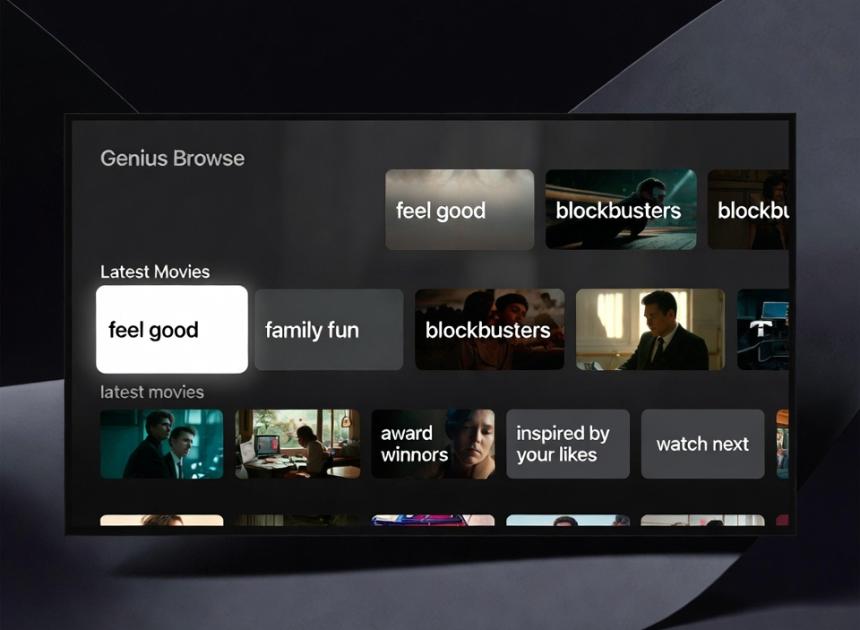 Apple TV'ye içerik keşfini kolaylaştıran Genius Browse özelliği geliyor