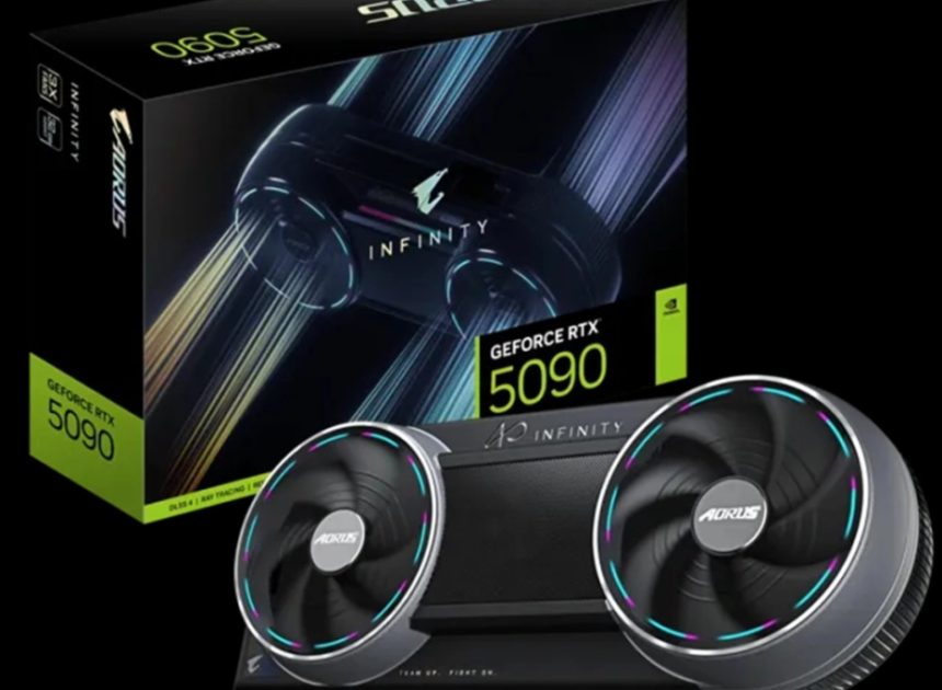 AORUS GeForce RTX 5090 INFINITY resmen görücüye çıktı