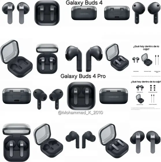 Galaxy Buds 4 ve Buds 4 Pro lansman öncesi sızdırıldı