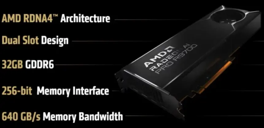 AMD Radeon AI PRO 9000: fiyatı, özellikleri ve hedef kitlesi