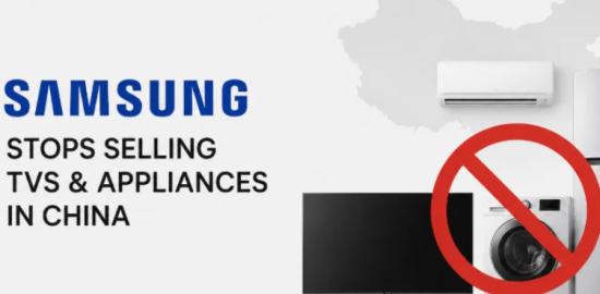 Samsung Çin’de televizyon ve beyaz eşya satışını durduruyor