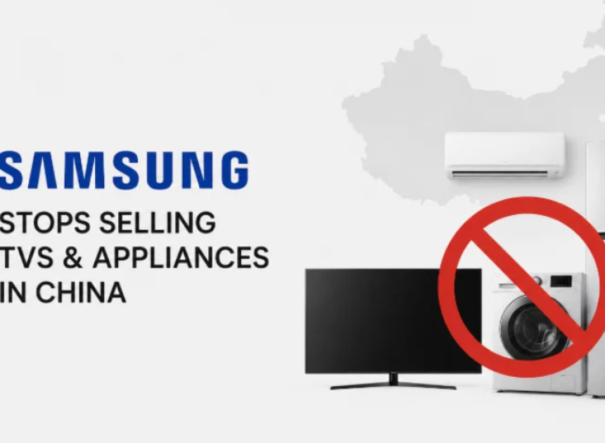 Samsung Çin’de televizyon ve beyaz eşya satışını durduruyor