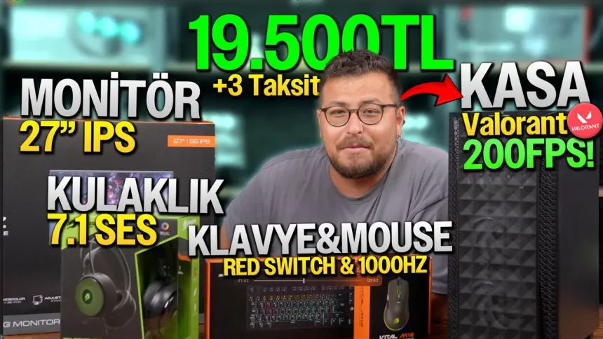 Bu gaming setup kaçmaz! Her şey dahil 19.500 TL & sınırlı stok!