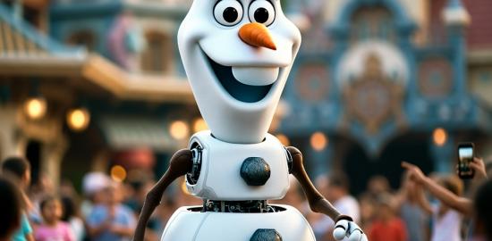 Disney Imagineering yürüyen Olaf robotunu 4 ayda tamamladı