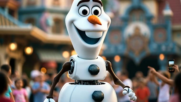 Disney Imagineering yürüyen Olaf robotunu 4 ayda tamamladı