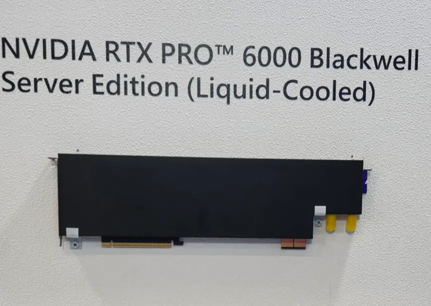 Foxconn’dan sıra dışı RTX PRO 6000 hamlesi: Tek slotta 96 GB bellek ve sıvı soğutma