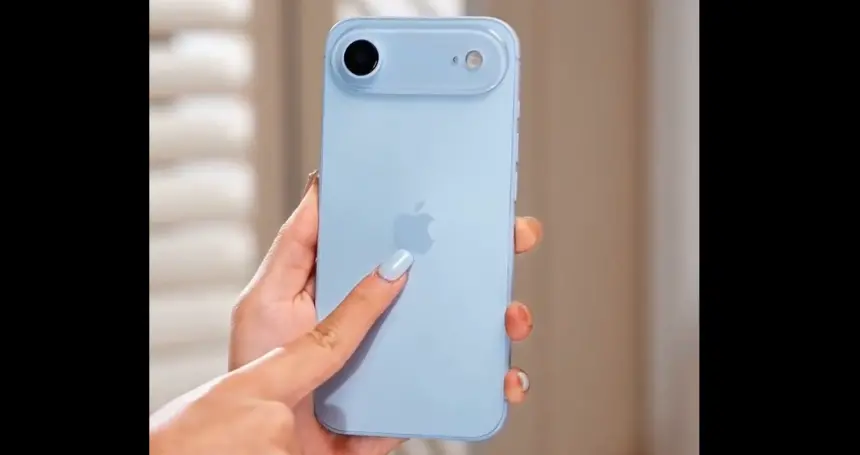Gökyüzü mavisi iPhone 17 Air ilk kez boy gösterdi!