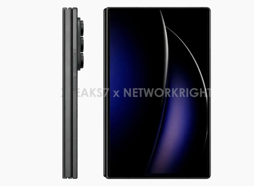 Samsung üç katlı geniş ekran telefon üzerinde çalışıyor