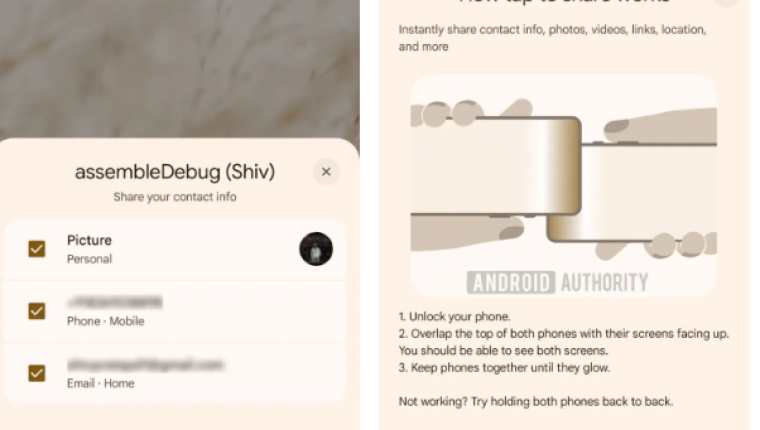 Android’e “dokunarak paylaşım” geliyor