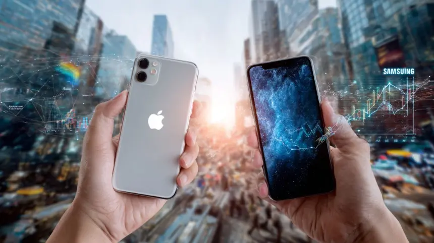 Apple ve Samsung tasarımda ayrı yollara gidiyor