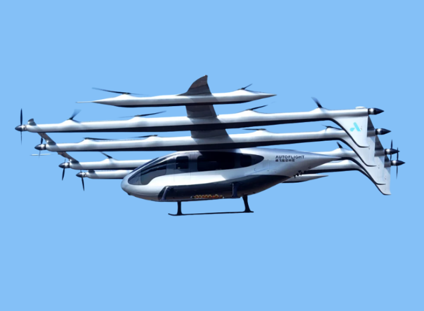 Çin hava taksileri için dev adım attı: 5 tonluk eVTOL test edildi